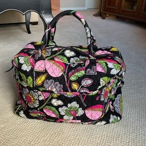 LikeNew! Vera Bradley Moon Blooms Iconic Weekender